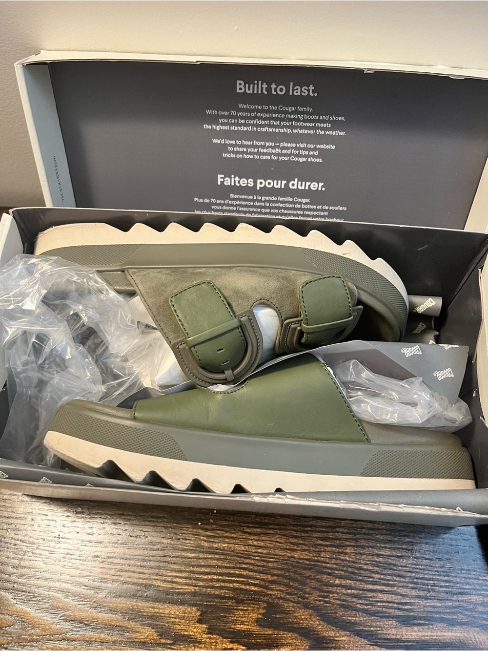 Cougar Olive Pepa Platform Sandals